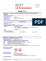 MSDS Amidet A 15 PDF