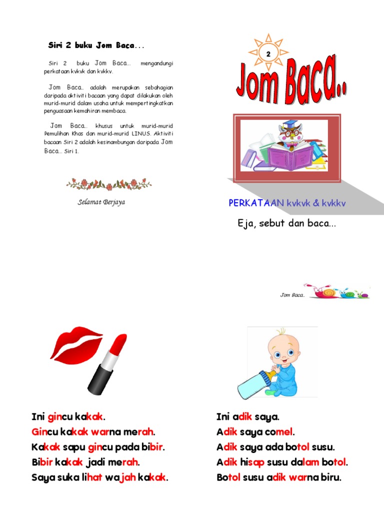 Modul Bacaan Jom Baca Siri 2 PDF | PDF