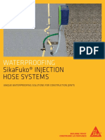 Waterproofing: Sikafuko® Injection Hose Systems