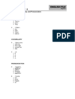 File 2 Answer Key A: Grammar, Vocabulary, and Pronunciation Grammar