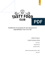 Redefinición del modelo de negocio de Tasty Food Club