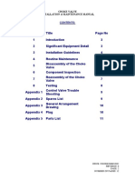 Contents:: Choke Valve Installation & Maintenance Manual