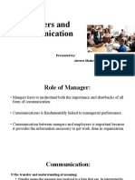 Managers and Communication