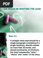 Writing The Lead