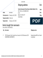 eBay Order Details for Mercedes Coolant Hose Connectors