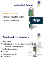 Elevator Mechanical Design Traction Drive Details