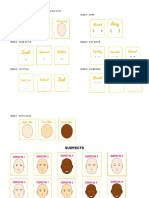 Refer To The Following Face Attributes To Solve The Crime. Gene 1 - Face Shape Gene 4 - Ears