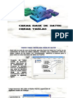COMO CREAR BSASES DE DATOS Y TABLAS