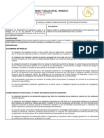 Politica de Seguridad Industrial y Salud en El Trabajo 2017 - PC001