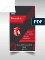 Formation: Apprendre Les Notions de Base Du Solidworks Mercredi 23 Octobre 2019 14H00 Salle C10