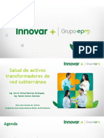 Grupo Epm Innovar Mas Jornadas Tecnicas Salud Activos Transformadores Red Subterranea