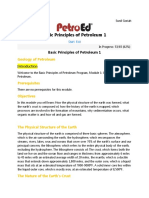 Basic Principles of Petroleum 1