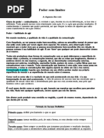 Poder sem limites - esboço