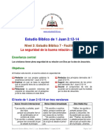 La Seguridad de La Buena Relación Con Dios (1 Juan 2.12-14) F PDF
