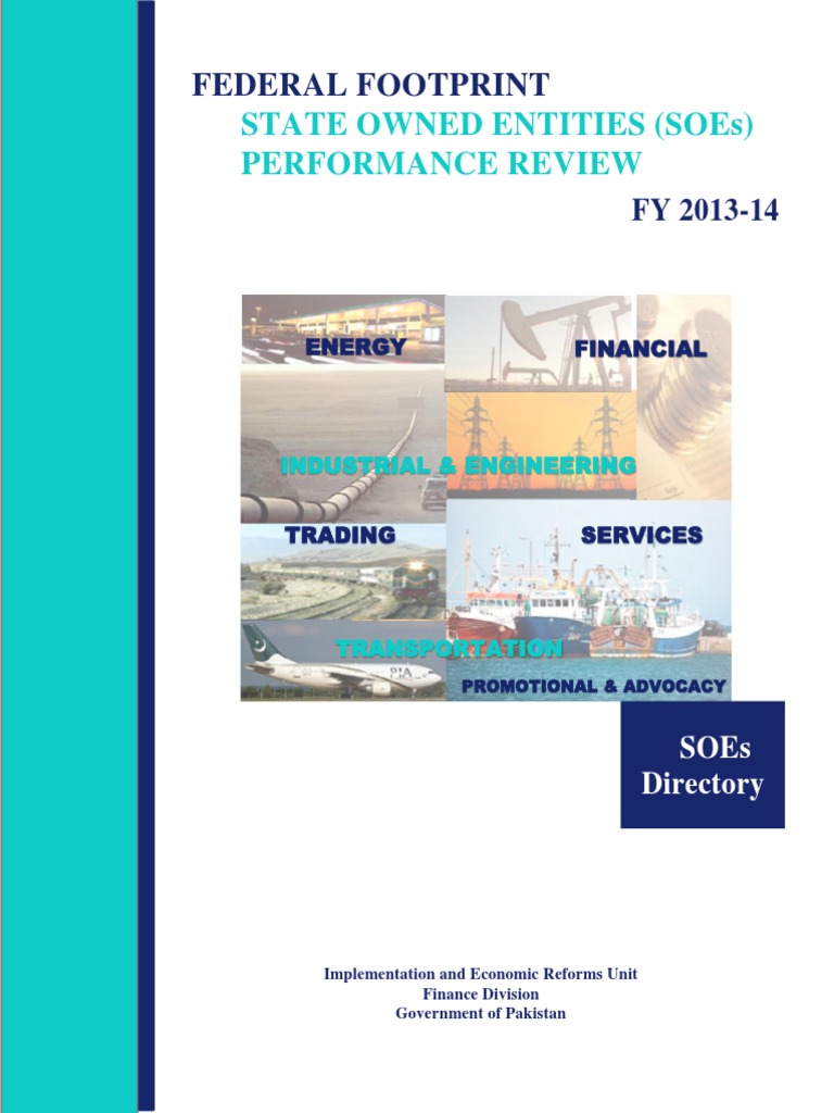 State Owned Entities FY 2013 14 | PDF | State Owned Enterprise | Stocks
