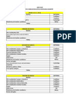 Lista de Textos para El Año Lectivo 2020-2021 BILINGUE