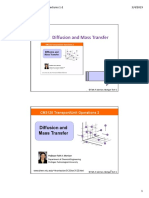 Part 2: Diffusion and Mass Transfer, Lectures 1 2 3/4/2019