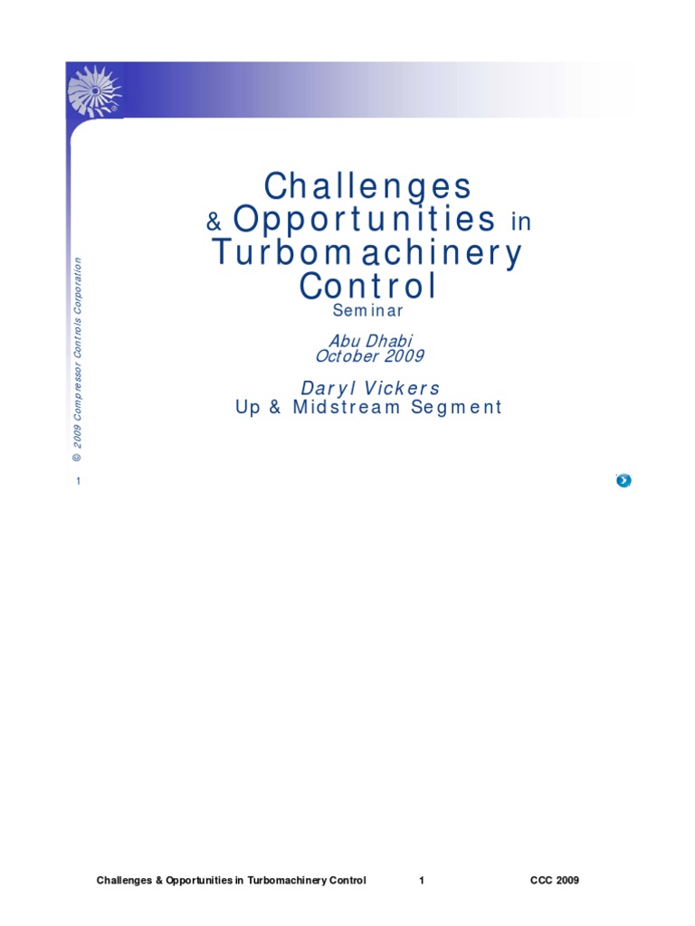 Compressor Controls | PDF | Turbomachinery | Gas Technologies