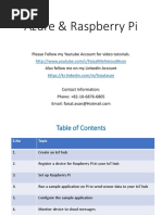 Azure & Raspberry Pi: Please Follow My Youtube Account For Video Tutorials