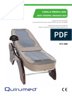 Jade Thermal Massage Bed: Camilla Térmica Jade