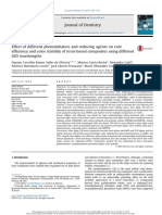 Effect of different photoinitiators and reducing agents on cure efficiency and color stability of resin-based composites using different LED wavelengths..pdf