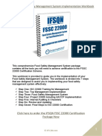 IFSQN FSSC 22000 Implementation Workbook 2018 Sample