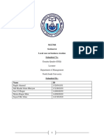 MGT368 Section:14 Local Case On Business Creation Submitted To