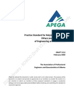 DRAFT-APEGA Practice Standard-Relying On The Work of Others - Feb2020