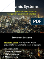 Economic Systems: Different Approaches To Economics in Comparative Government & Politics