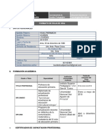 Hoja de Vida Lourdes PDF