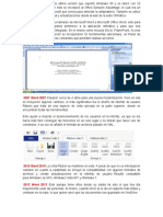 1999 Word 2000 Fue la última versión que soportó Windows 95 y se lanzó con 23 herramientas nuevas.docx