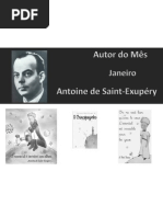 Autor do Mês - Saint-Exupéry