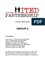 Limited Partnership Formation and Characteristics (Art. 1843-1867