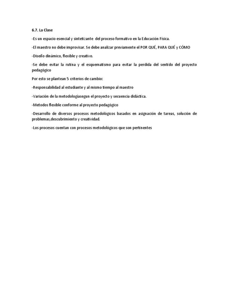 6.7. La Clase | PDF | Crecimiento personal y profesional | Arte