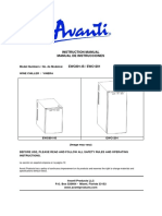 Instruction Manual Manual de Instrucciones: EWC801-IS / EWC1201