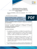 Guía de actividades y Rúbrica de evaluación - Unidad 2 - Fase 3 - Analizar modelos