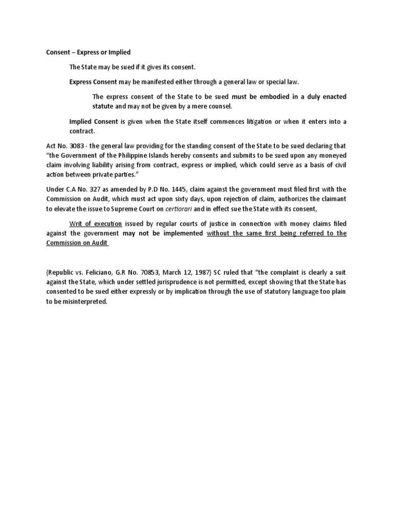 Understanding Express vs Implied Consent | PDF
