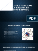 Estructura y Estados de La Materia en Nuestro (Tema 1 Primero)