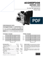 Series 300: Specifications For Gen Set Applications Power Units