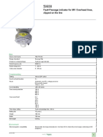 Product Data Sheet: Fault Passage Indicator For MV Overhead Lines, Clipped On The Line