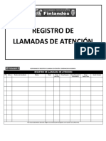 Llamada de Atencion REGISTRO