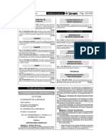 LEY #27806 - TRANSPARENCIA Y ACCESO A LA INFORMACIÓN PÚBLICA - El Peruano 3 Ago 2002 (8 Págs.) PDF