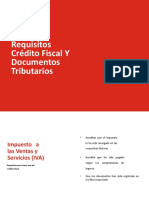 Requisitos Credito Fiscal y Documentos Tributarios