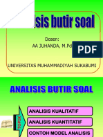 Analisis Butir Soal