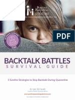 Backtalk Survival Guide