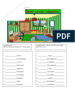 Worksheet to identify objects with "there is/are