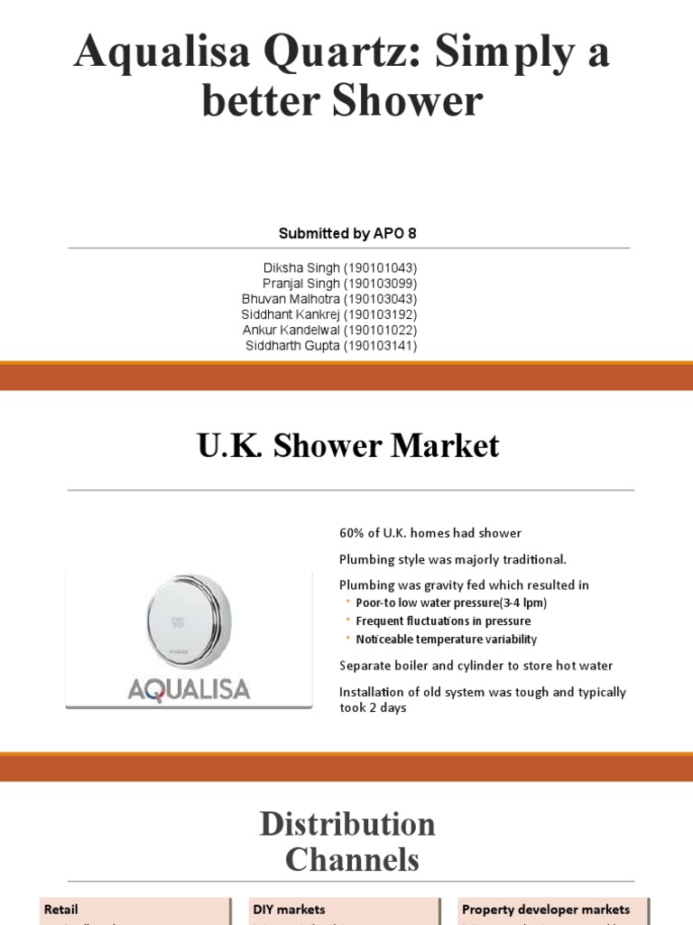 Aqualisa Quartz Simply A Better Shower PDF Shower Retail