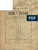 Almanaque de Tierra y libertad. 1921