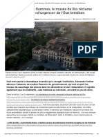 Ravagé par les flammes, le musée de Rio réclame des fonds «d’urgence» de l’État brésilien