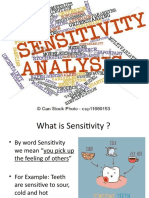 Sensitivity Analysis